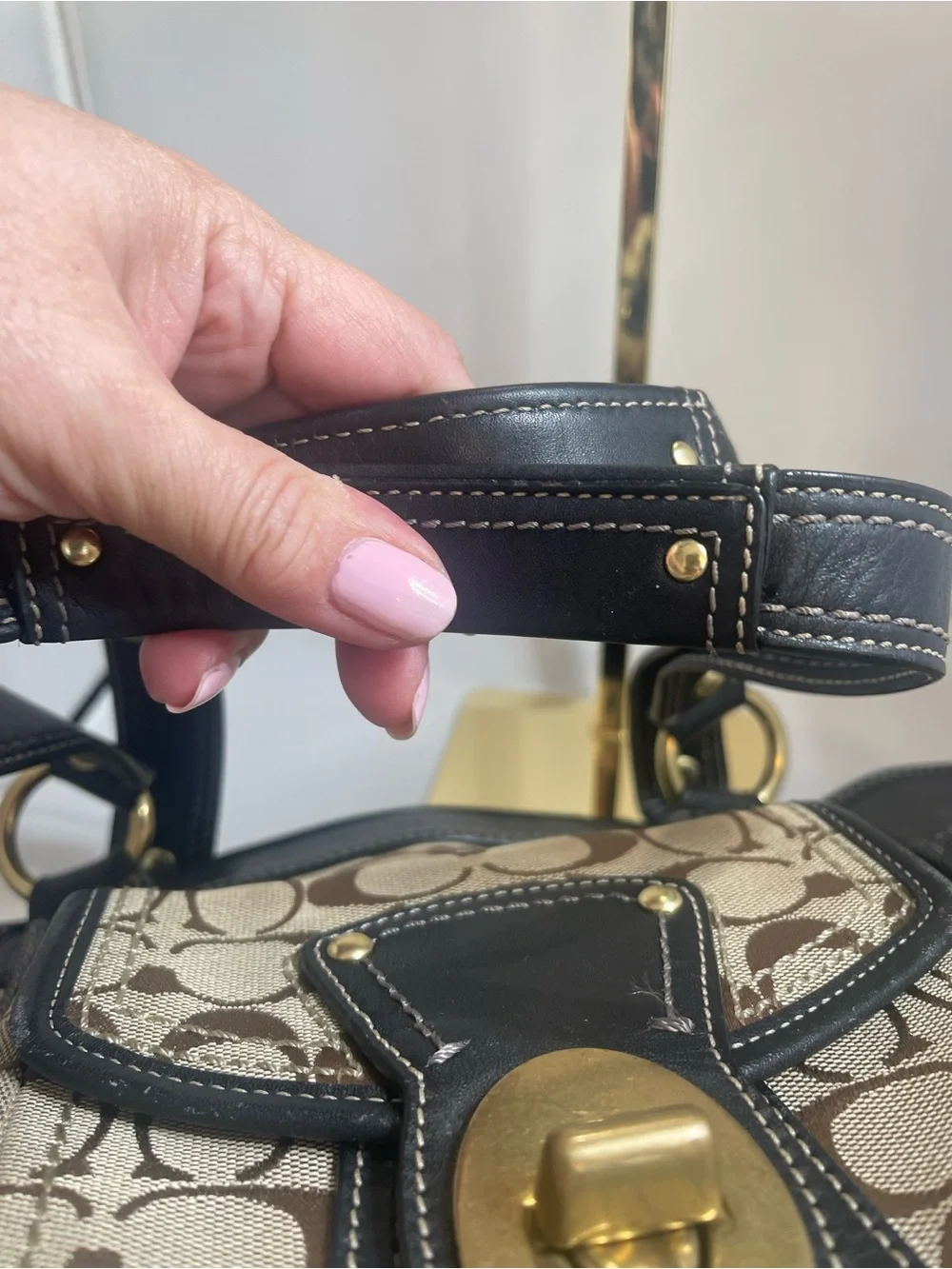 Coach signature canvas